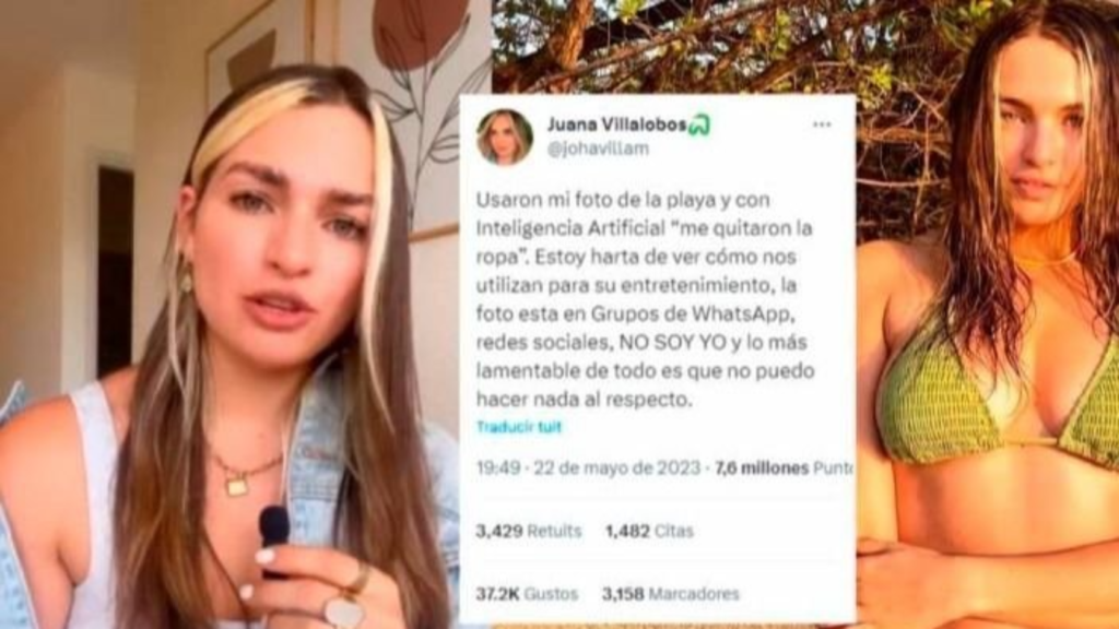 Usaron Inteligencia Artificial para borrar la malla en la foto de una periodista