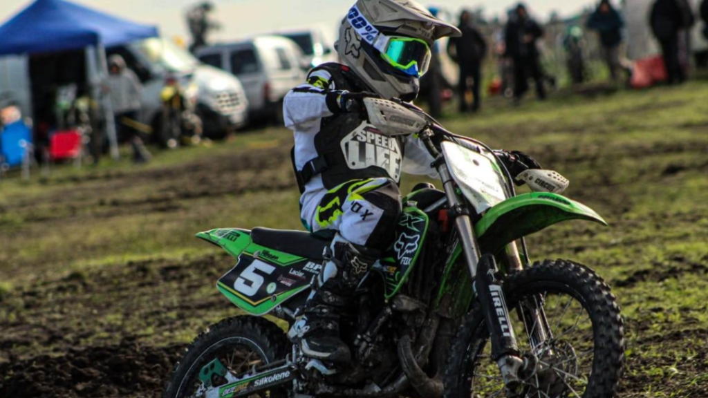 El joven Indio Pereyra vuelve a destacarse en Motocross