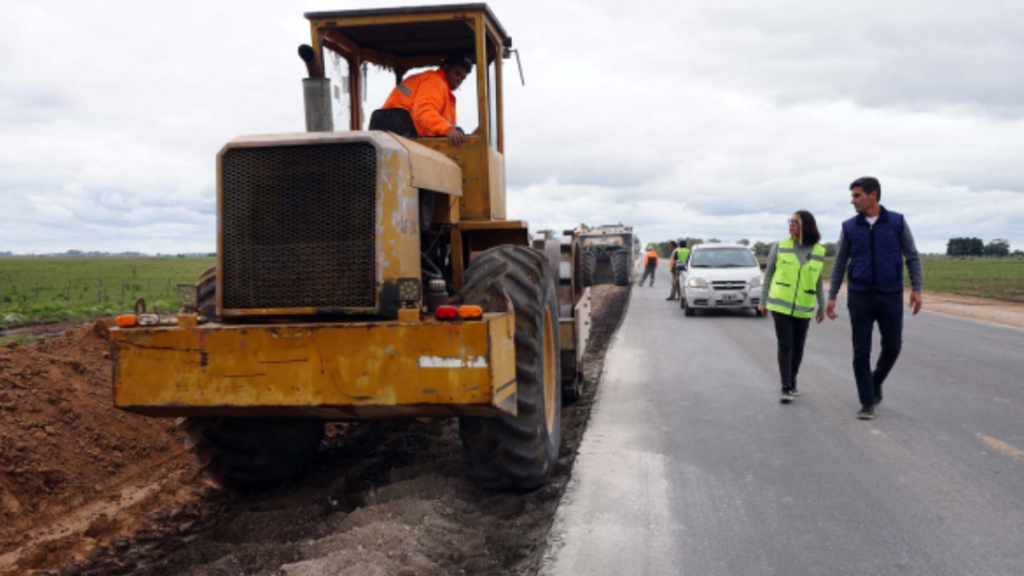 Avanza la obra de repavimentación de la Ruta Provincial Nº29