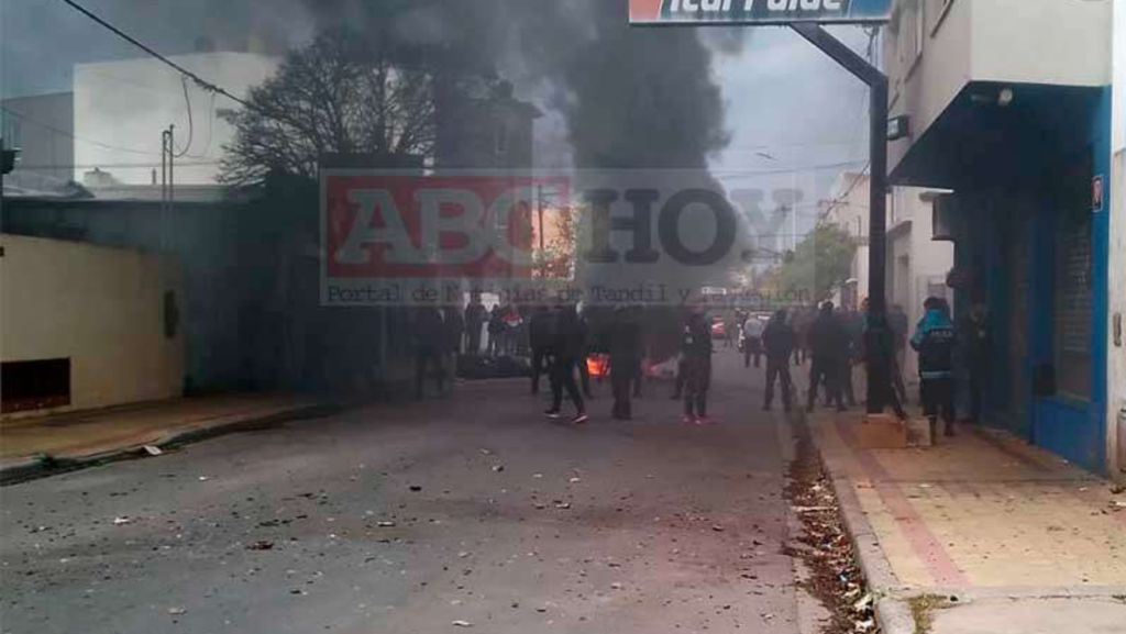 Violento paro de la UTA en Tandil por disputa interna en el sindicato