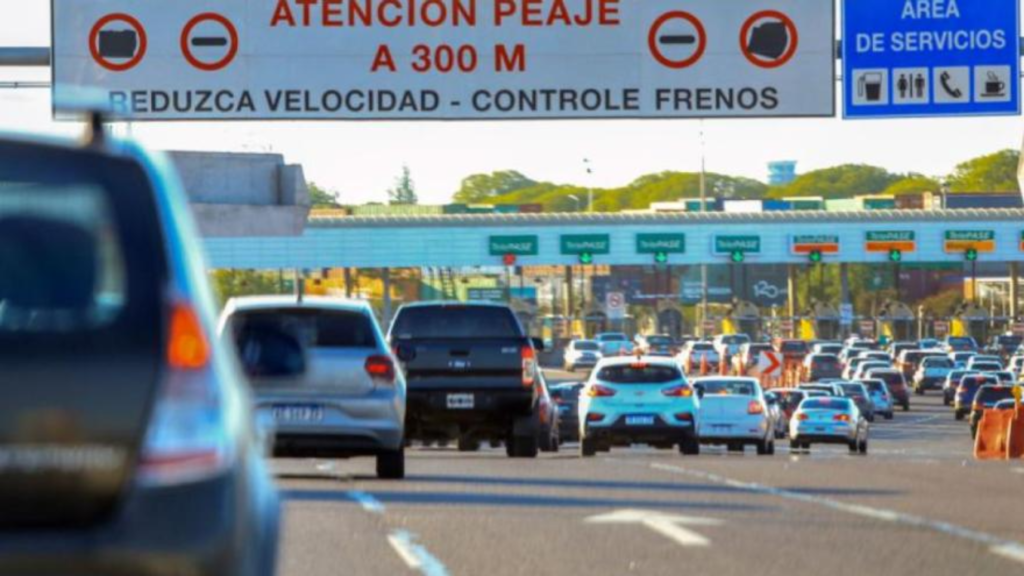 Nuevos precios de peajes Autopista y rutas hacia la costa atlántica