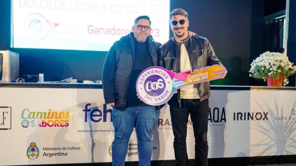 Una empresa de dos emprendedores de Tandil, fue premiada por el mejor dulce de leche de Caminos y Sabores 2023