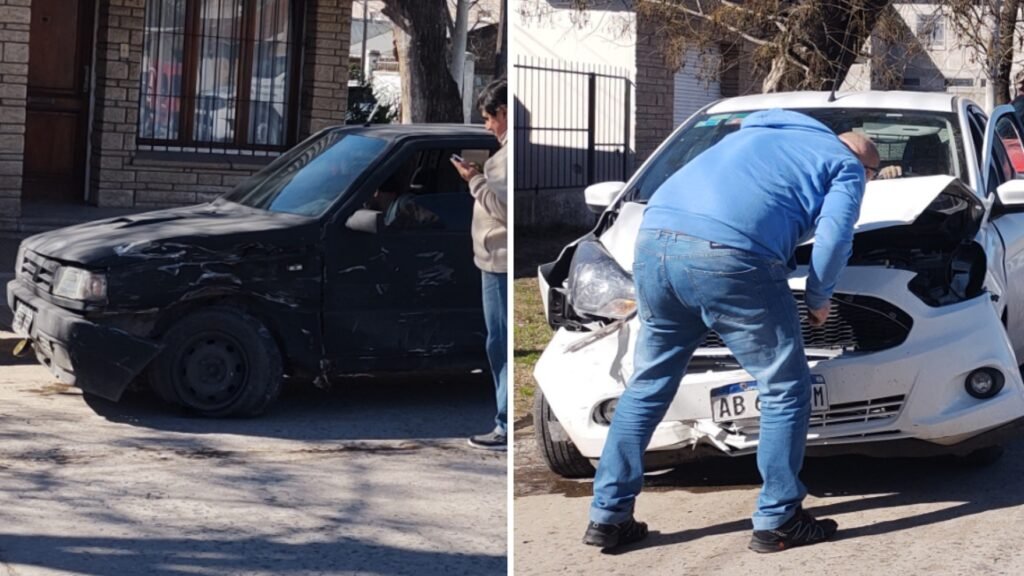 Fuerte choque en Avenida Colón y Poderoso: un menor fue trasladado al Hospital