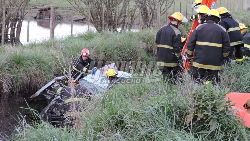 Violento accidente en zona rural a pocos kilómetros de Ayacucho: Un joven trasladado al Hospital