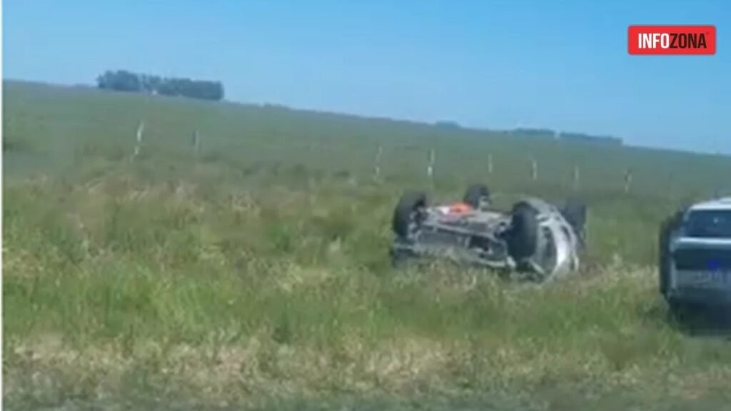 Dos personas se accidentaron en Ruta 74