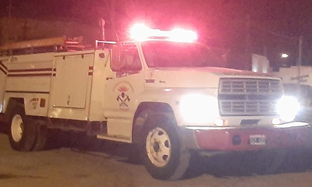 Bomberos Voluntarios fue convocado a un incendio en la zona rural