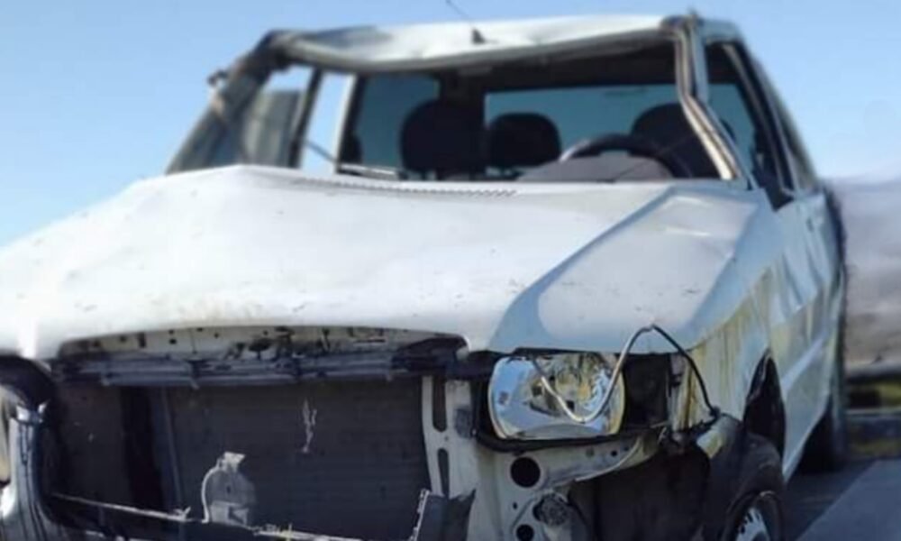 Un vehículo volcó en Ruta 29 y su conductor recibió atención médica