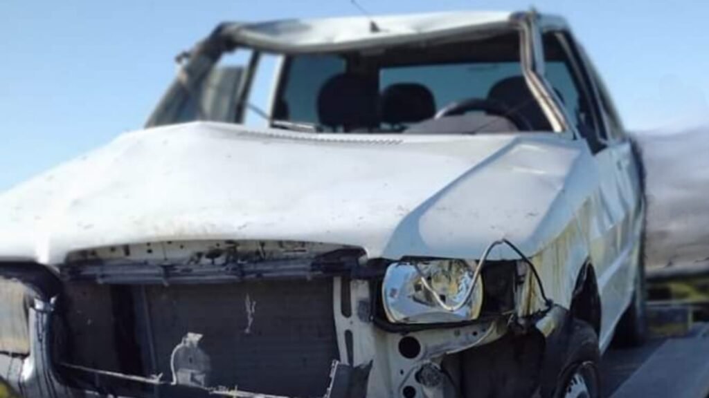 Un vehículo volcó en Ruta 29 y su conductor recibió atención médica