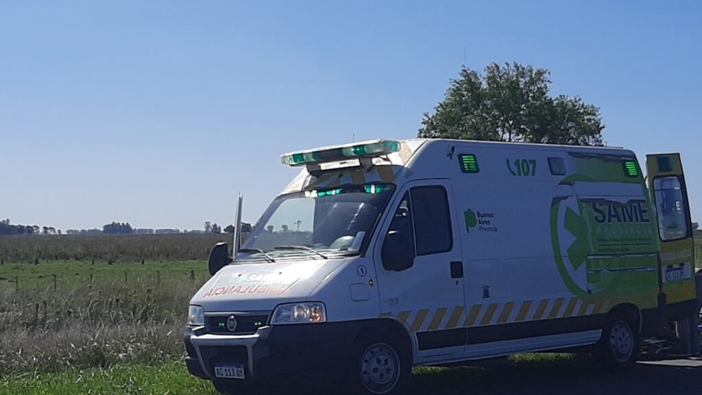 Una mujer resultó herida tras accidentarse en un camino rural