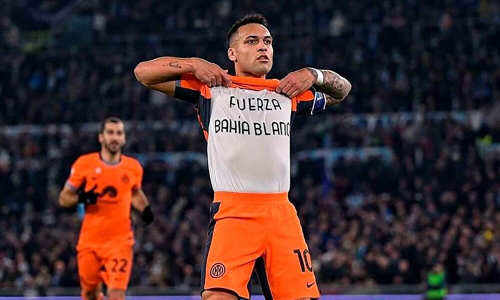 Lautaro Martínez, Germán Pezzella y Rodrigo Palacio, solidarios con Bahía Blanca