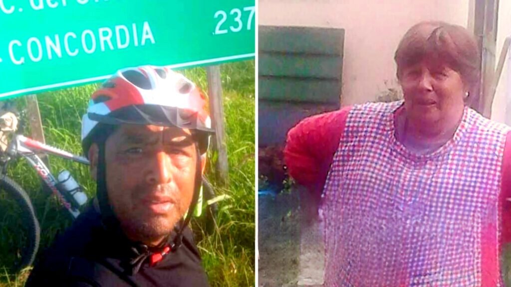Une Ayacucho con Corrientes en bicicleta para recordar a su madre