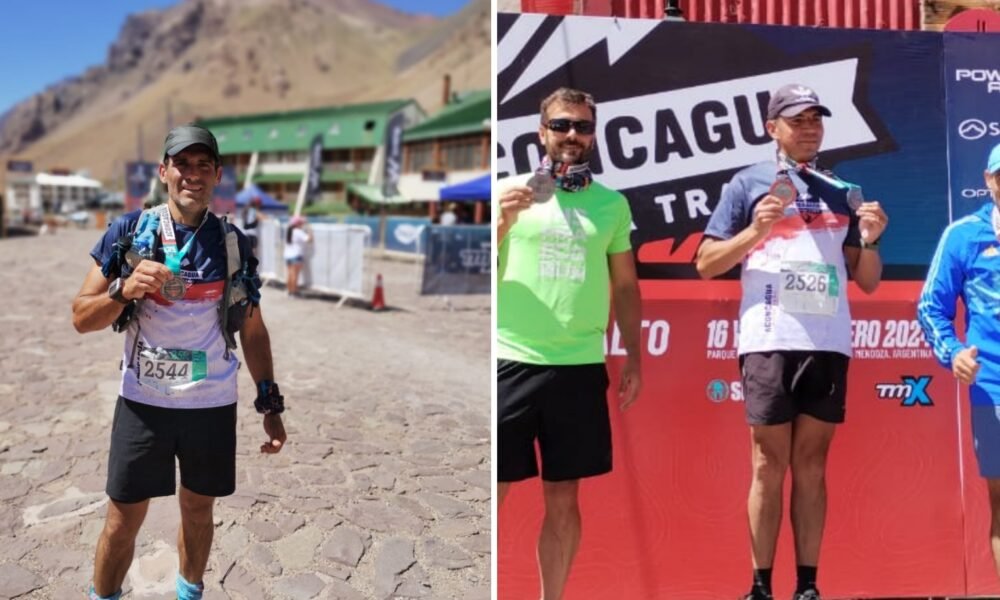 De Ayacucho a la Aconcagua: “Pipa” Cruz tercero en una competencia de running