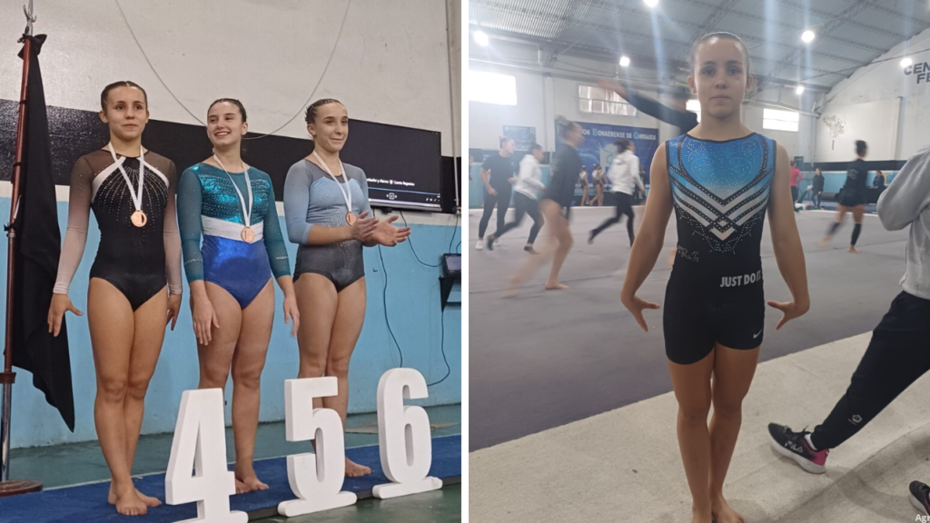 La ayacuchense Lola Canónica se presentó en el Provincial de Gimnasia