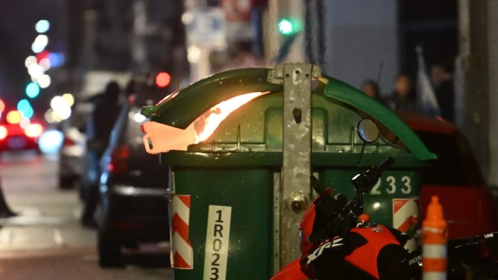 Imagen de la marcha en el Congreso