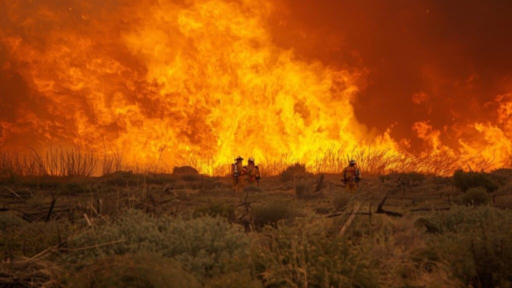Bomberos Voluntarios de Ayacucho trabaja en incendios en la zona rural