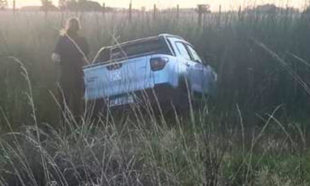 Se desprendió una rueda y terminó en susto en Ruta 50 y 74