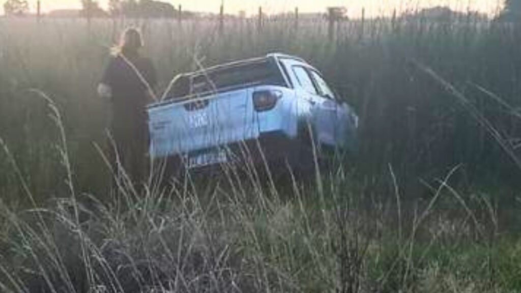 Se desprendió una rueda y terminó en susto en Ruta 50 y 74