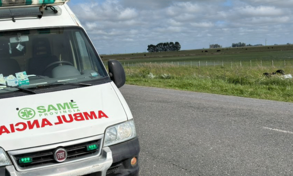 Accidente en la Ruta 74: dos personas hospitalizadas tras un despiste cerca de Ayacucho