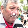 Bachicha González a Bragado para agradecer la ayuda recibida.