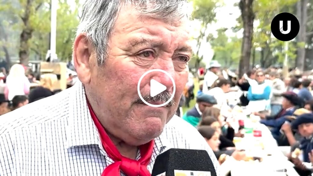 Bachicha González a Bragado para agradecer la ayuda recibida.