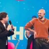 Abel Pintos durante su presentación en el cierre de “Un Sol para los Chicos”.