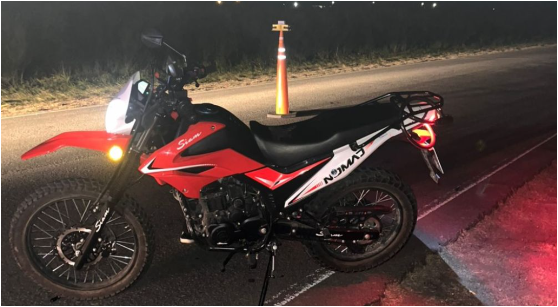 operativo policial en Ruta 30 tras accidente de moto