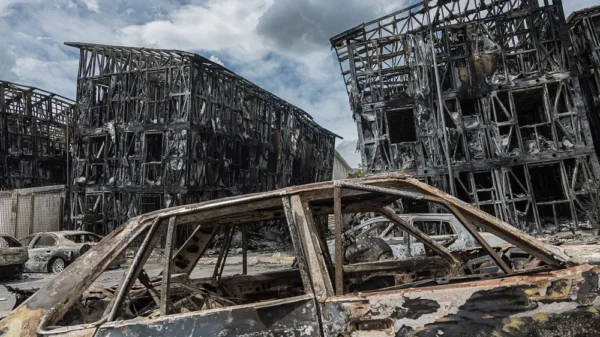 Edificios destruidos tras los fuertes terremotos registrados en el norte de Venezuela, según un análisis satelital.