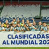 festejo de la Selección Argentina femenina Sub-17 tras clasificar al Mundial