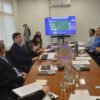 Representantes de la Municipalidad de Ayacucho durante el encuentro del Plan Estratégico de Infraestructura de la Provincia de Buenos Aires.