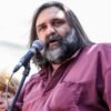 Roberto Baradel durante acto sindical de SUTEBA