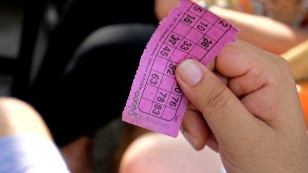 afiche del bingo organizado por Club Defensores en Ayacucho