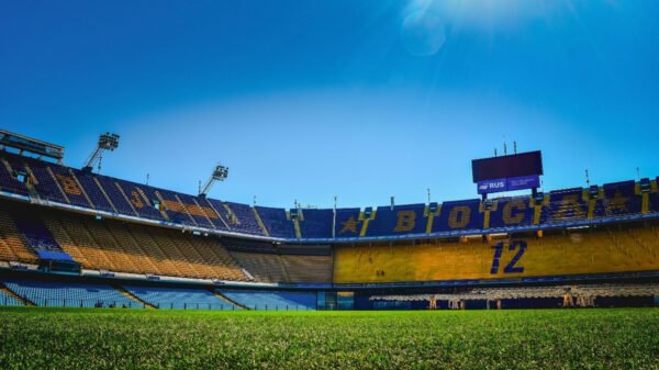 Estadio La Bombonera con proyecto de ampliación