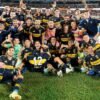 Jugadores de Boca celebrando un triunfo