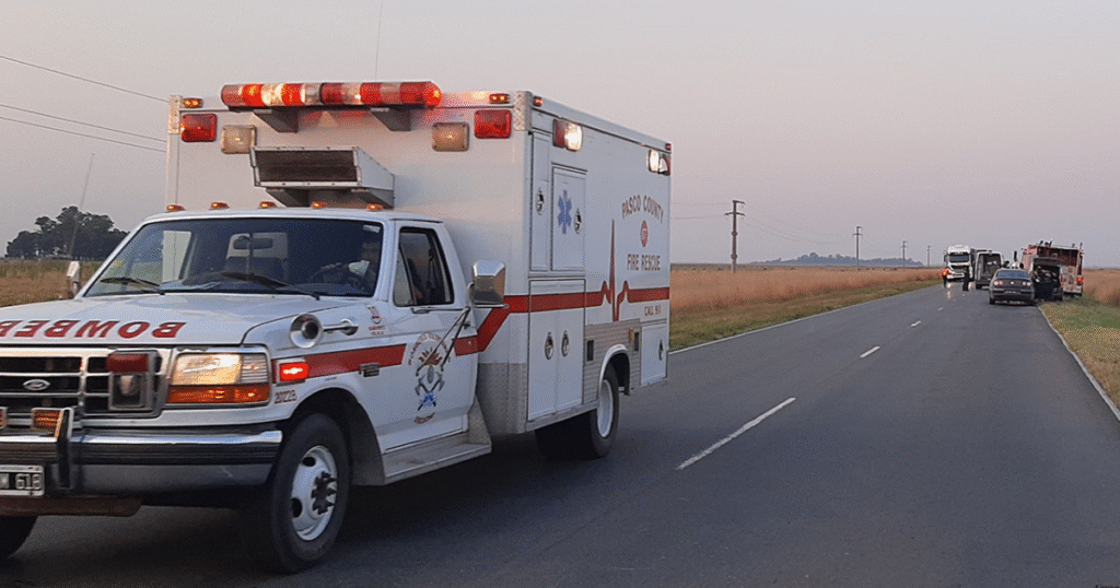 Vuelco en Ruta 29: heridos fueron trasladados al Hospital tras un accidente