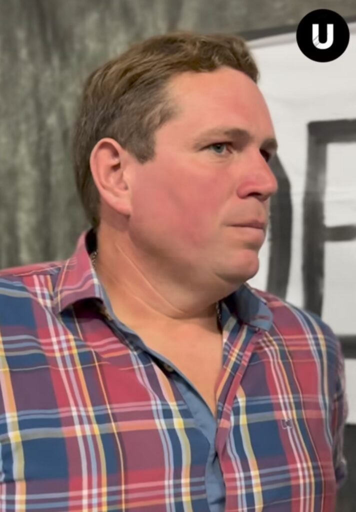 Carlos Olagarhay durante el acto del 24 de marzo en Ayacucho