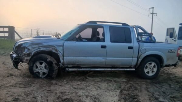 Operativo policial en Coronel Suárez tras el accidente