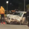 choque entre vehículos en Mar del Plata