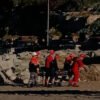 Operativo en Playa Alfonsina tras el hallazgo del cuerpo de Ernesto Daniel Cardoso.