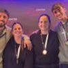 jugadores de pádel durante torneo en Tandil