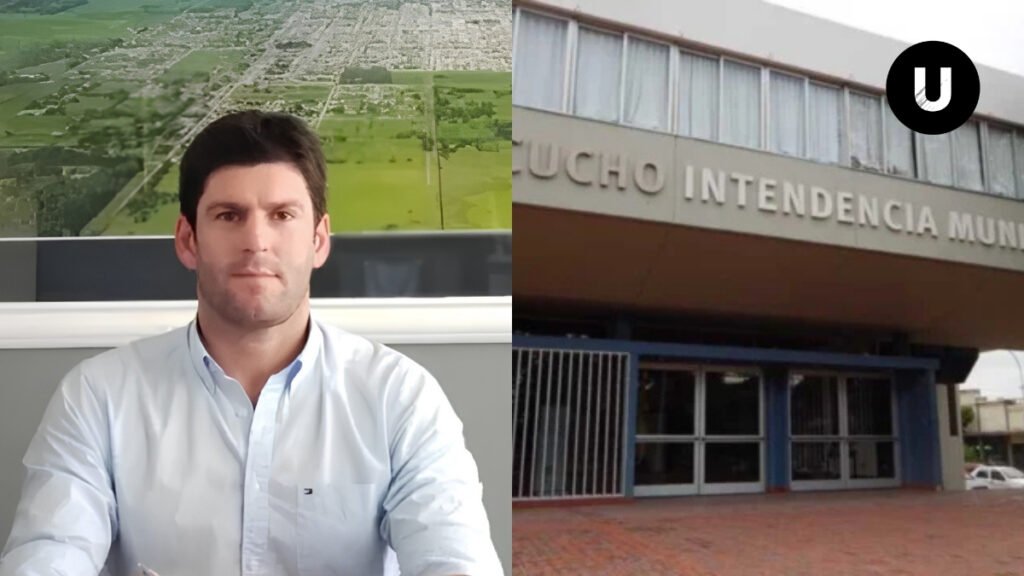 Emilio Cordonnier durante una entrevista sobre la organización del gabinete municipal.