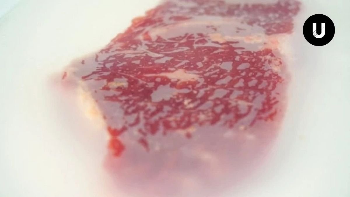 Carne vacuna envasada con un film biodegradable desarrollado por investigadores argentinos.