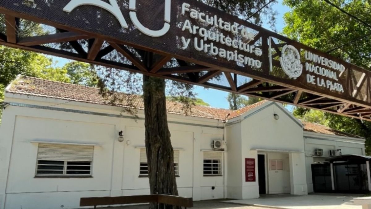 Zona de la Facultad de Arquitectura en La Plata