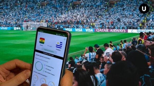 Pantalla del Fixture 2026 de Mercado Pago con pronósticos y tabla de posiciones.