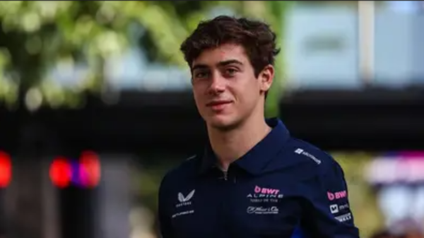 Franco Colapinto en exhibición de Fórmula 1 en Buenos Aires