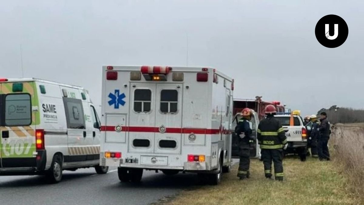 Operativo de emergencia tras el vuelco fatal ocurrido sobre la Ruta Provincial 74, en Ayacucho.