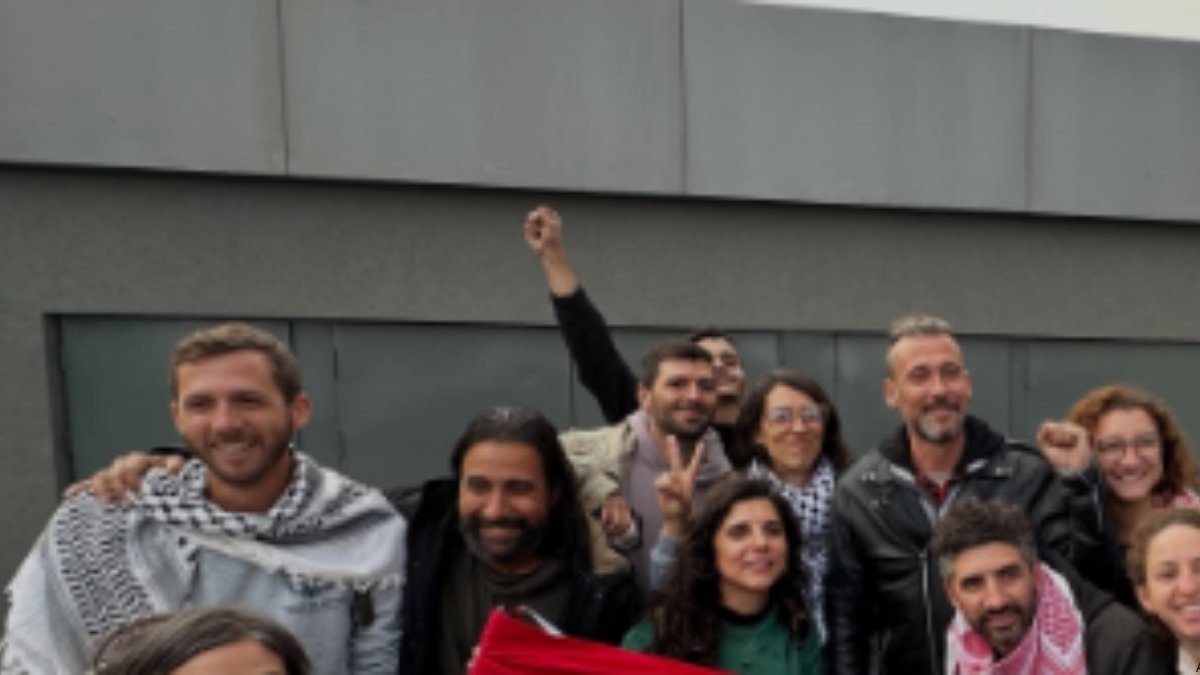 activistas argentinos retenidos por Israel regresando a Mar del Plata