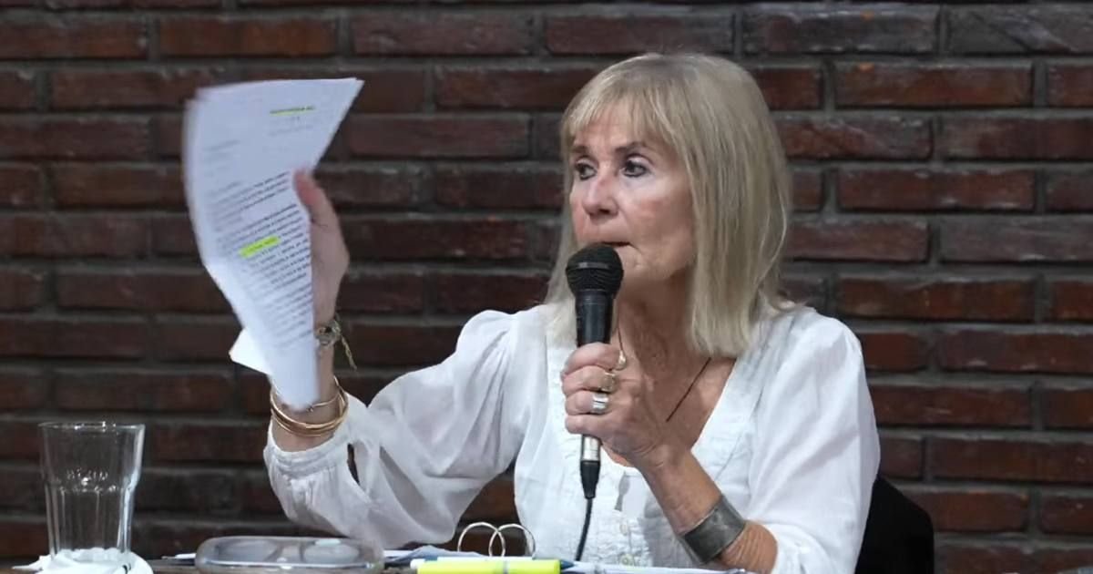 Marcela Guisande concejal de Ayacucho hablando sobre la denuncia en el hogar de ancianos