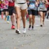 corredores participando en la Media Maratón del Gaucho en Ayacucho