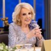 Mirtha Legrand durante una de sus apariciones televisivas