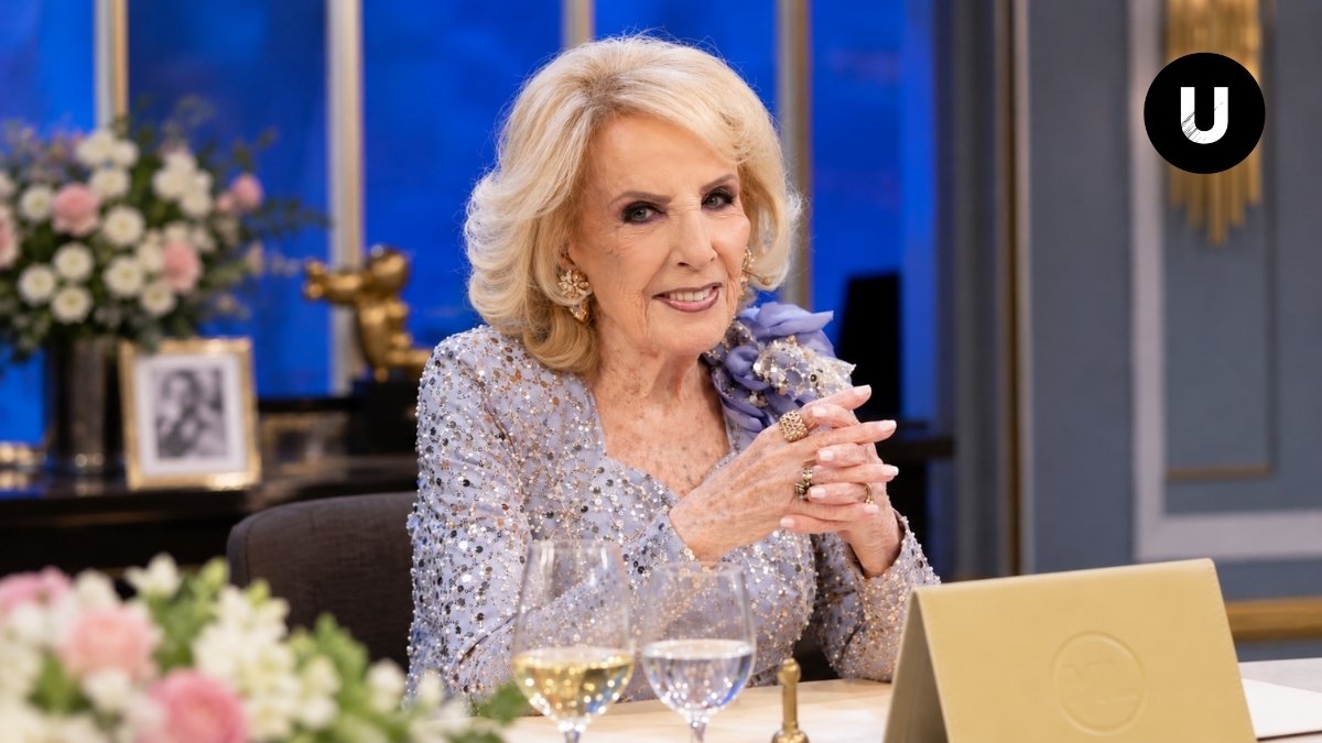 Mirtha Legrand durante una de sus apariciones televisivas